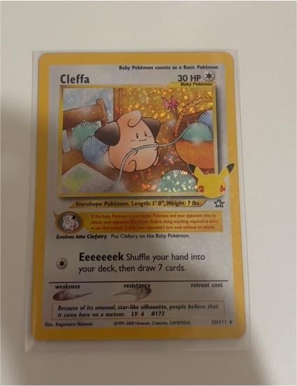 2021 Pokémon Celebrations Classic Collection #20 Cleffa — front