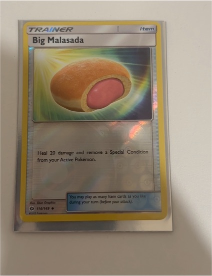 2017 Pokémon Sun & Moon #114 Big Malasada — front