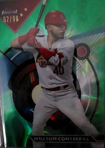 2023 Topps Finest #63 Willson Contreras — front