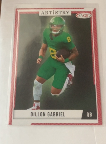 2024 Sage Artistry #10 Dillon Gabriel — front
