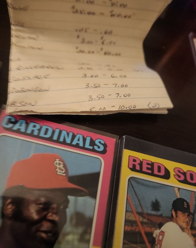 1975 Topps Mini #540 Lou Brock — front