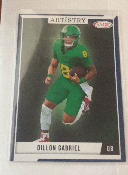2024 Sage Artistry #10 Dillon Gabriel — front