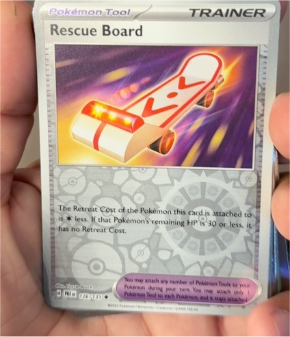 2025 Pokémon #159 Rescue Board — front