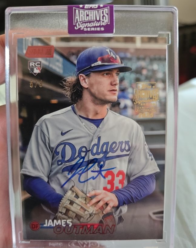 2023 Topps Stadium Club Autographs #SCBA-JO James Outman — front