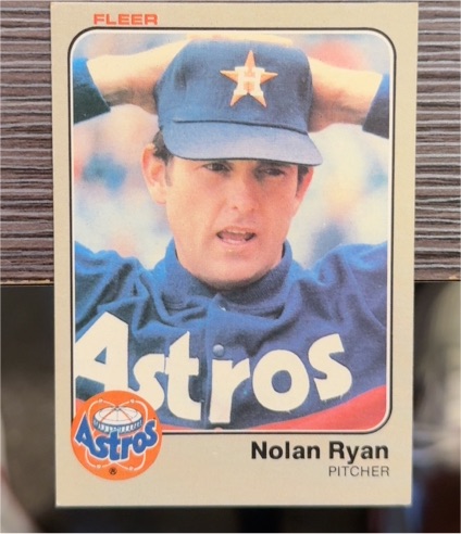 1983 Fleer #463 Nolan Ryan — front