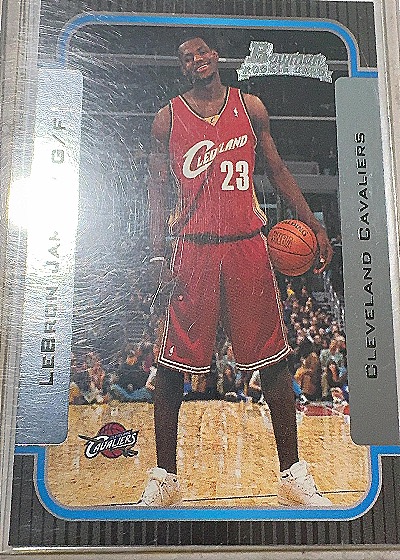 2003-04 Bowman #123 LeBron James — front