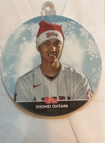 2020 Topps Holiday #WHO-SO Shohei Ohtani — front