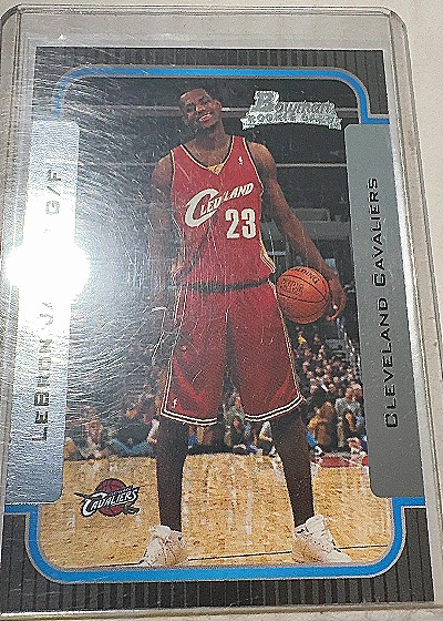 2003-04 Bowman #123 LeBron James — front
