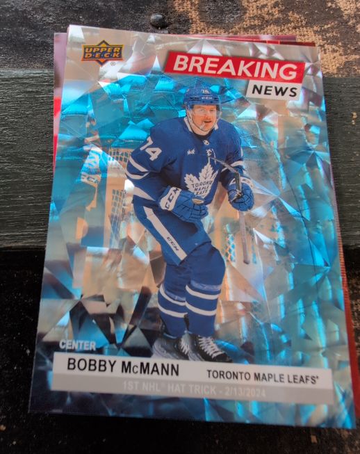 2024-25 Upper Deck Series 1 Breaking News #BN-2 Bobby McMann — front