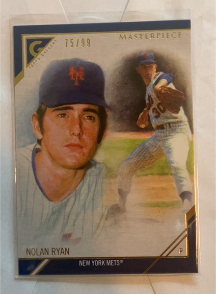2017 Topps Gallery #MP-21 Nolan Ryan Masterpiece — front