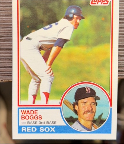 1983 Topps #498 Wade Boggs — front