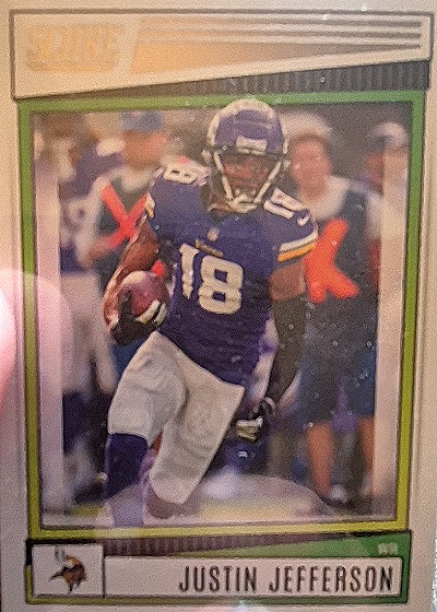 2022 Panini Score #103 Justin Jefferson — front