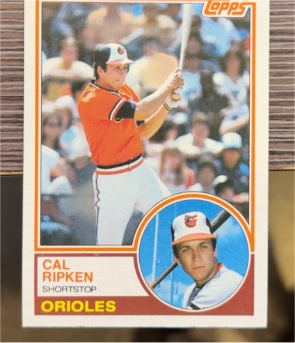 1983 Topps #163 Cal Ripken Jr. — front