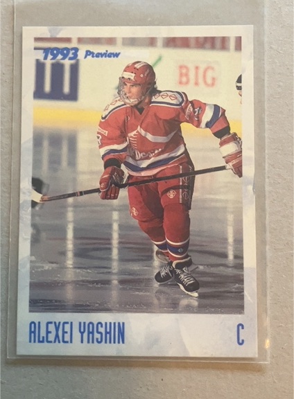 1993 Classic Preview #Alexei Yashin — front