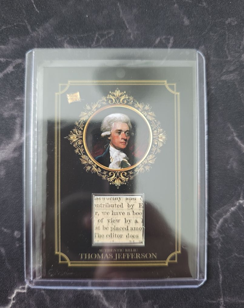 2024 Pieces of the Past Thomas Jefferson Relic — front