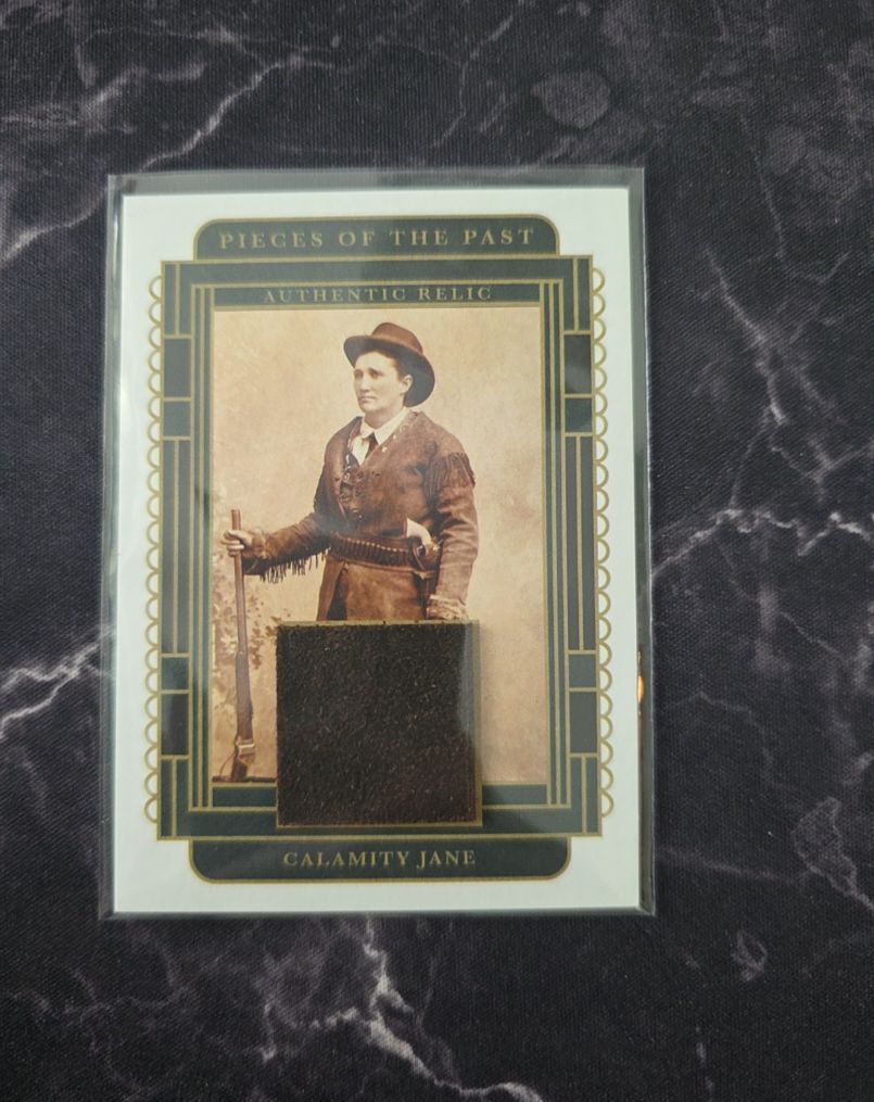 2025 Pieces of the Past #SR-CJ Calamity Jane Authentic Relic — front