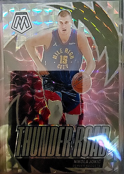 2023-24 Panini Mosaic #7 Nikola Jokić Thunder Road — front