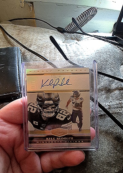 2020 Panini Chronicles Origins Highly Revered #PR-KR Kyle Rudolph — front