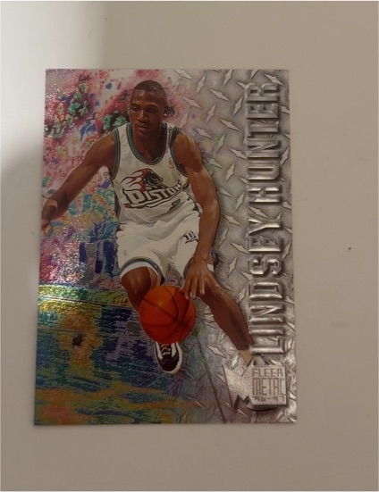 1996-97 Fleer Metal #169 Lindsey Hunter — front