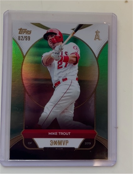 2025 Topps Welcome to the Club #9 Mike Trout — front