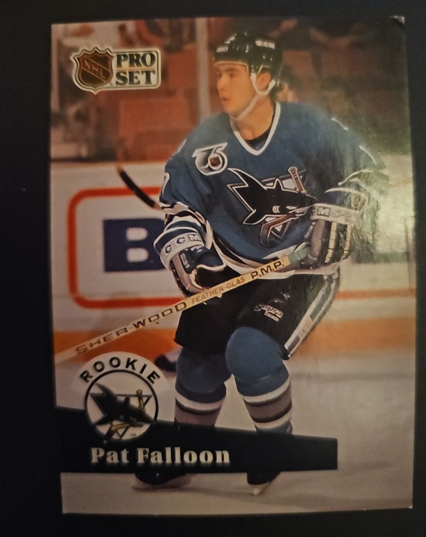 1991-92 Pro Set #558 Pat Falloon — front