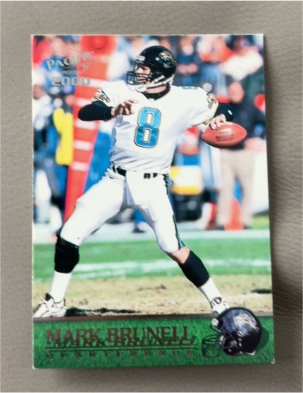 2000 Pacific Football #165 Mark Brunell — front