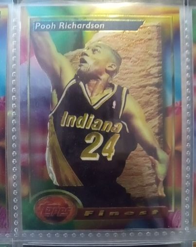 1993-94 Topps Finest #33 Pooh Richardson — front
