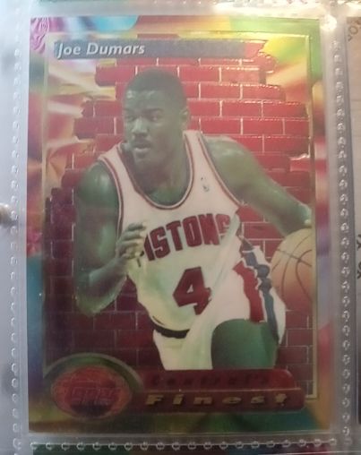 1993-94 Topps Finest #103 Joe Dumars — front