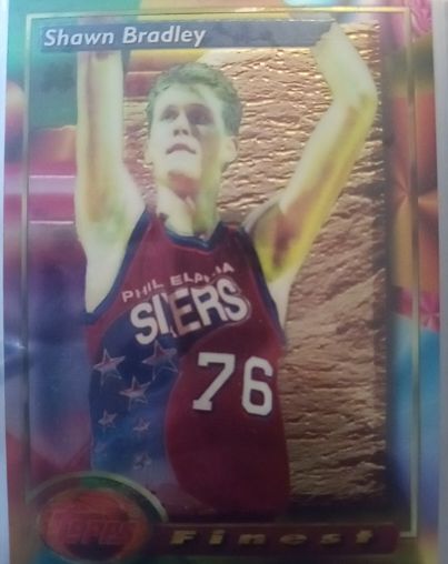 1993-94 Topps Finest #220 Shawn Bradley — front