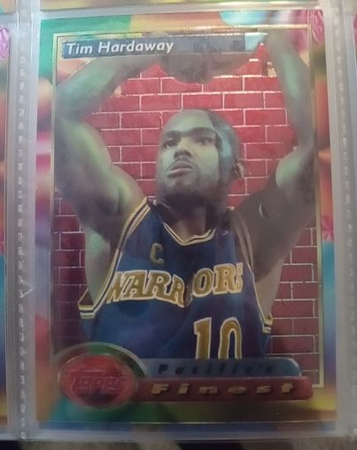 1993-94 Topps Finest #127 Tim Hardaway — front