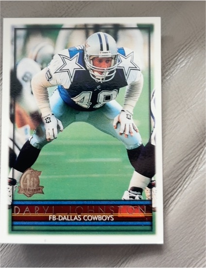 1996 Topps #341 Daryl Johnston — front