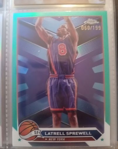 2023-24 Topps Chrome #40 Latrell Sprewell — front