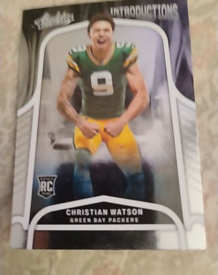 2022 Panini Absolute Introductions #INT-14 Christian Watson — front