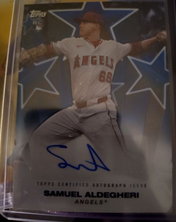 2025 Topps Series 1 Baseball Stars Autograph #BSA-SA Samuel Aldegheri — front