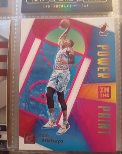 2020-21 Panini Donruss #3 Bam Adebayo Power in the Paint — front