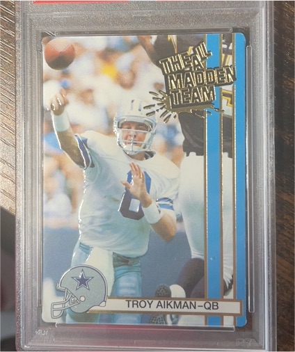 1990 Action Packed The All-Madden Team #21 Troy Aikman — front
