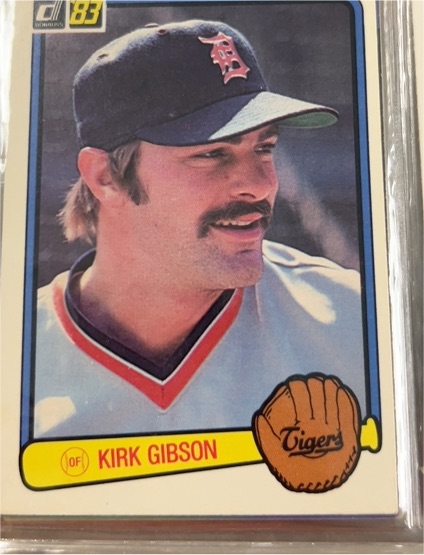 1983 Donruss #459 Kirk Gibson — front