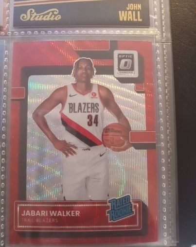 2022-23 Donruss Optic #242 Jabari Walker — front