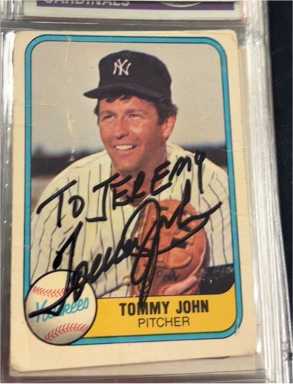 1981 Fleer #81 Tommy John — front