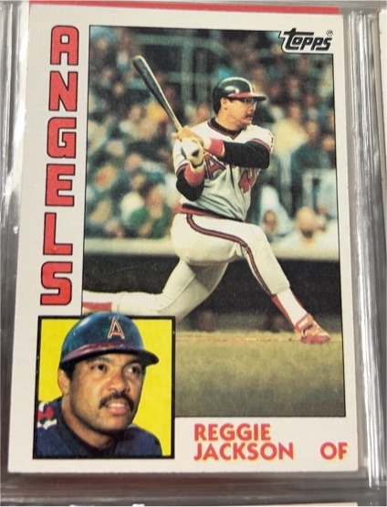 1984 Topps #100 Reggie Jackson — front