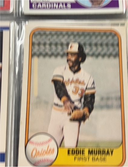 1981 Fleer #184 Eddie Murray — front
