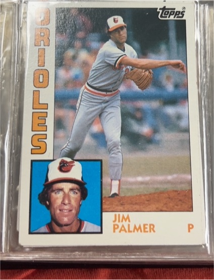 1984 Topps #750 Jim Palmer — front