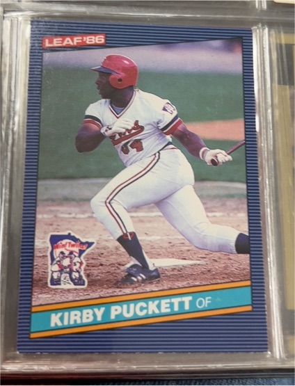 1986 Leaf #69 Kirby Puckett — front