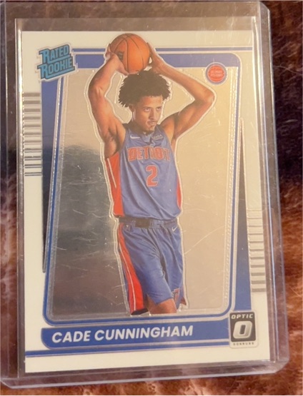 2021-22 Donruss Optic #161 Cade Cunningham RC — front
