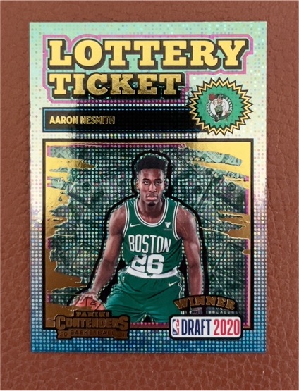 2020-21 Panini Contenders Lottery Ticket #7 Aaron Nesmith Rookie — front