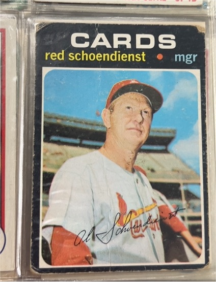 1971 Topps #239 Red Schoendienst — front
