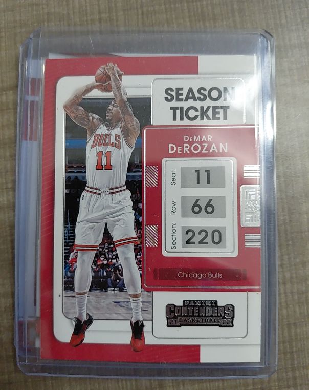 2021-22 Panini Contenders #56 DeMar DeRozan — front