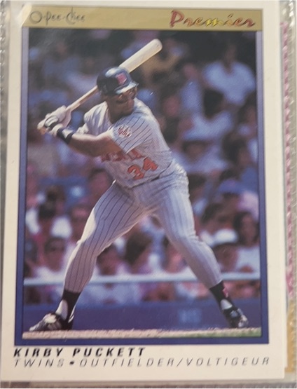 1991 O-Pee-Chee Premier #96 Kirby Puckett — front