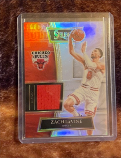 2021-22 Panini Select Selective Swatches #SS-ZLV Zach LaVine — front