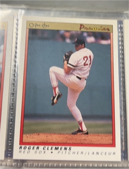 1991 O-Pee-Chee Premier #23 Roger Clemens — front